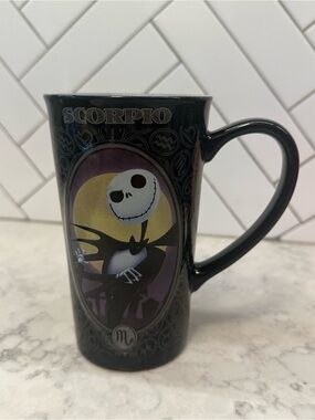 Disney Black Jack Skellington Scorpio Ceramic Mug